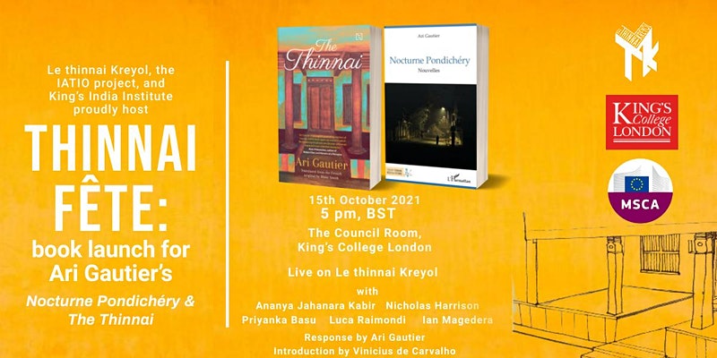 Thinnai fête: book launch of Ari Gautier’s new works